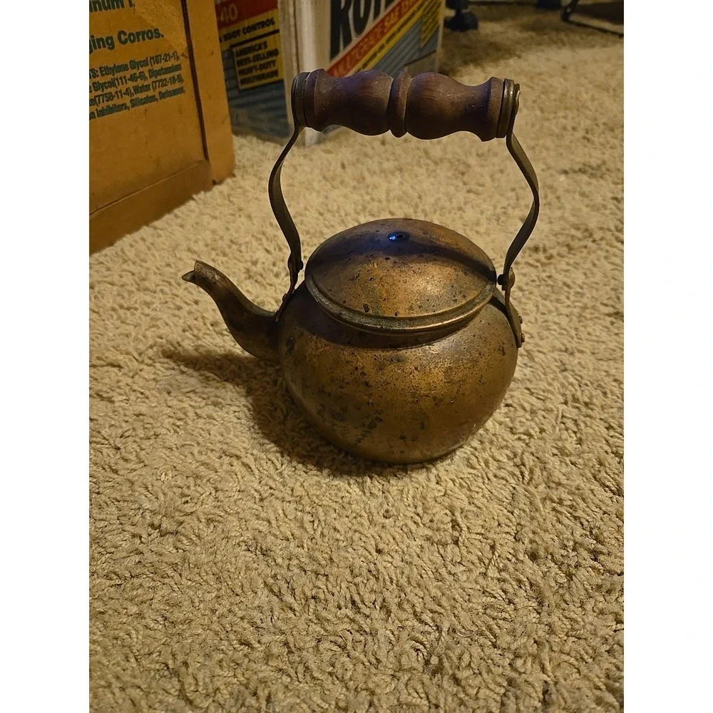 Vintage‎ Copper Tea Kettle